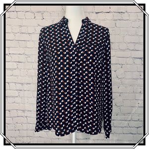 The Limited Long Sleeve Button Down Blouse…